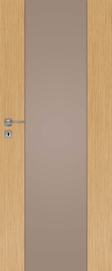 Drzwi wewnętrzne DRE VETRO natura decormat brąz widok ogólny