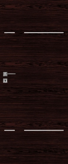 Drzwi wewnętrzne DRE DUERO NATURA ALU 30 widok frontalny