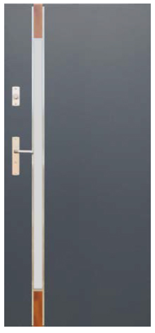 Drzwi Wikęd Future Inox model FI04B