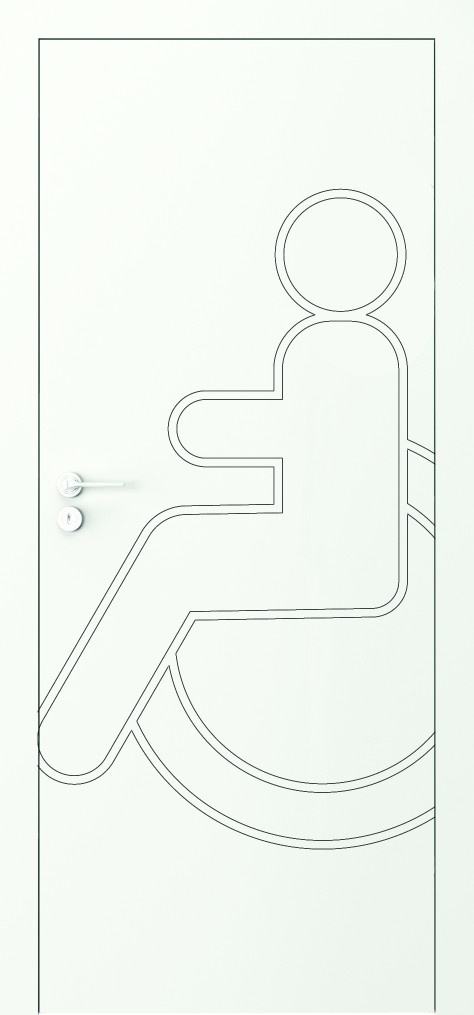 Drzwi PORTA VECTOR Premium Model N - widok boczny