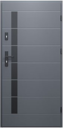 Drzwi WIKĘD WZÓR 44B PROTECT RW + IE30 INOX