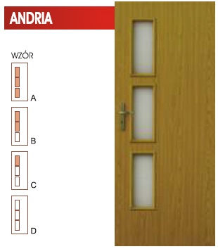 Drzwi wewnętrzne Vertim Andria - widok ogólny