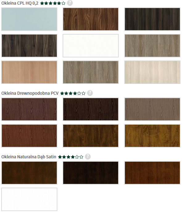 Okleina Drewnopodobna PCV