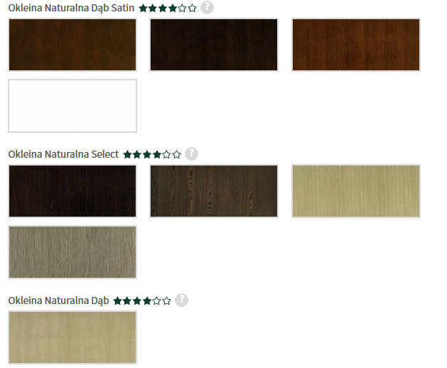 Okleina Naturalna Dab Satin