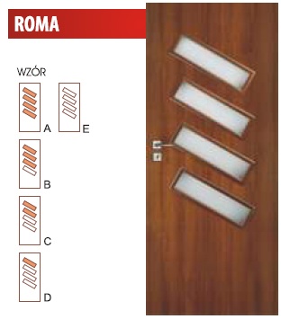 Drzwi wewnętrzne Vertim Roma