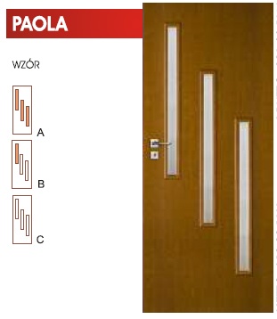 DRZWI WEWNĘTRZNE VERTIM PAOLA WZÓR A, B, C - widok 1