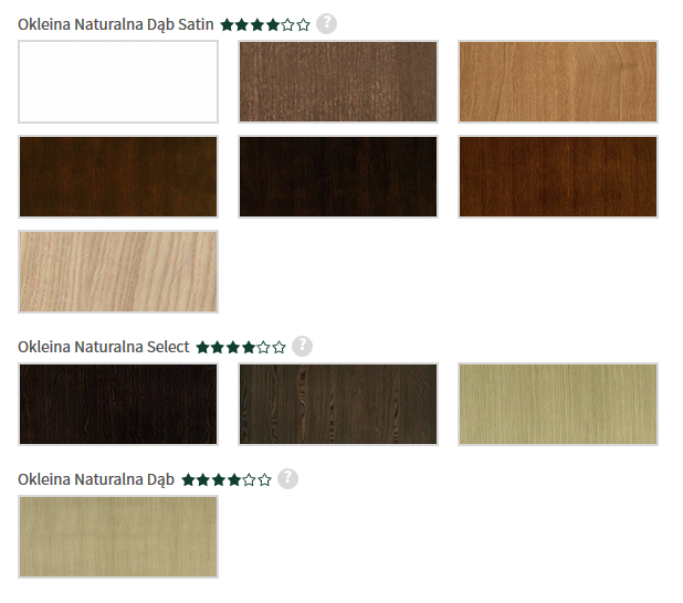 Okleina Naturalna Dąb Satin
