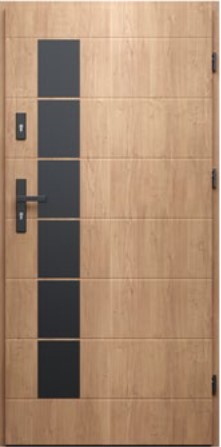 Drzwi WIKĘD WZÓR 44 PROTECT RW + IE30 INOX