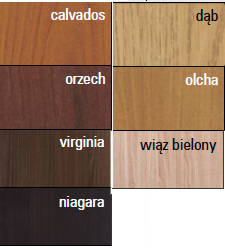 Kolorystyka drzwi DRE