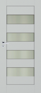 Drzwi POL-SKONE Arco Uni W08S4 widok frontowy