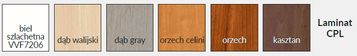 Kolory drzwi TIZANO 1