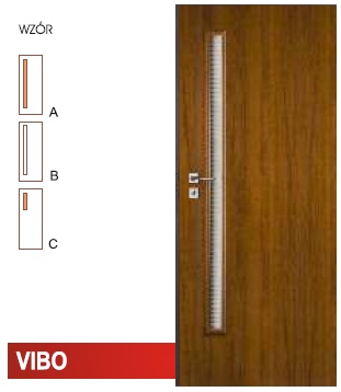Drzwi wewnętrzne VERTIM VIBO wzór A, B, C